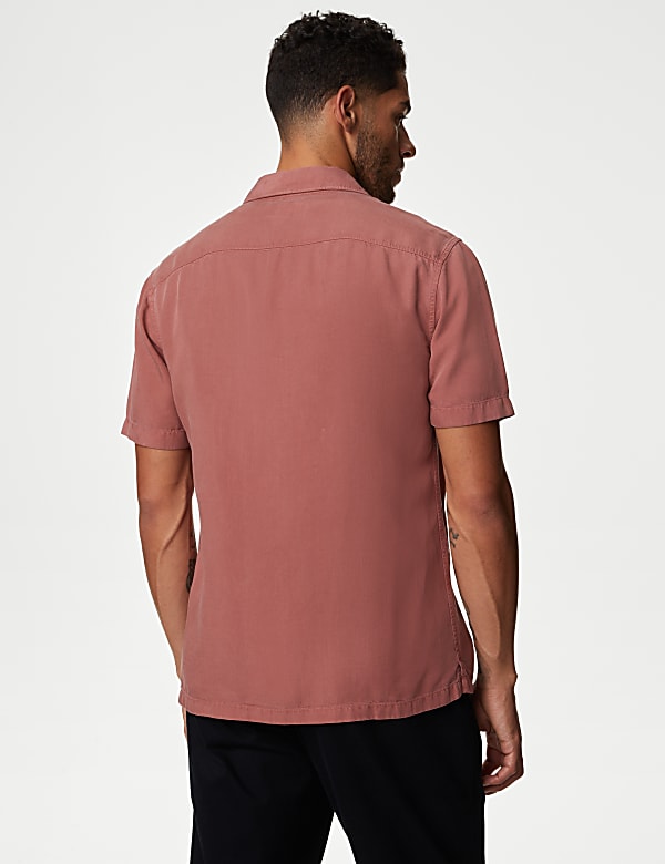 Soft Touch Pure Lyocell Cuban Collar Shirt