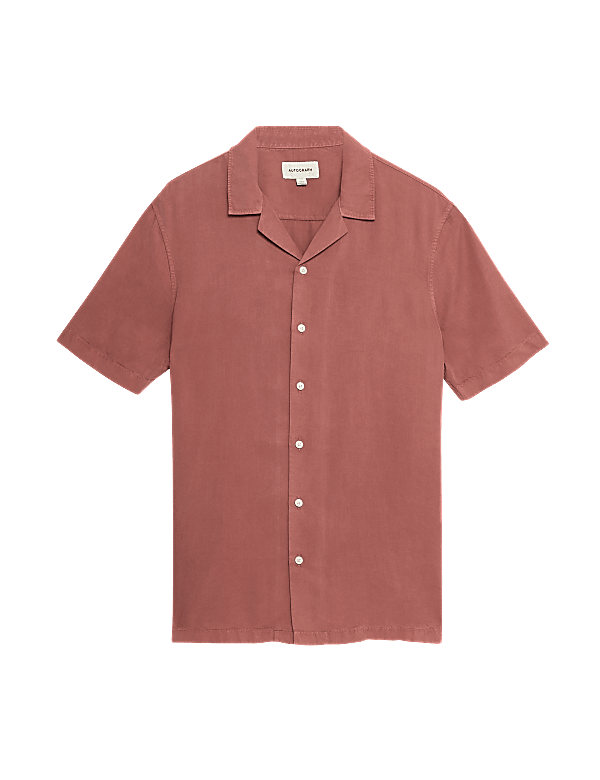 Soft Touch Pure Lyocell Cuban Collar Shirt