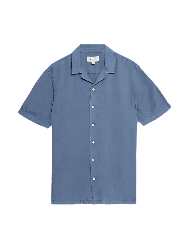 Soft Touch Pure Lyocell Cuban Collar Shirt