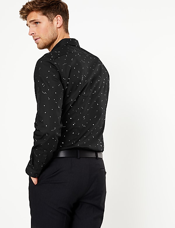 Pure Cotton Star Print Shirt