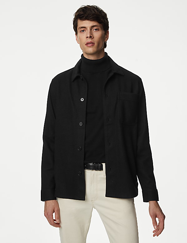 Marks and spencer overshirt sales