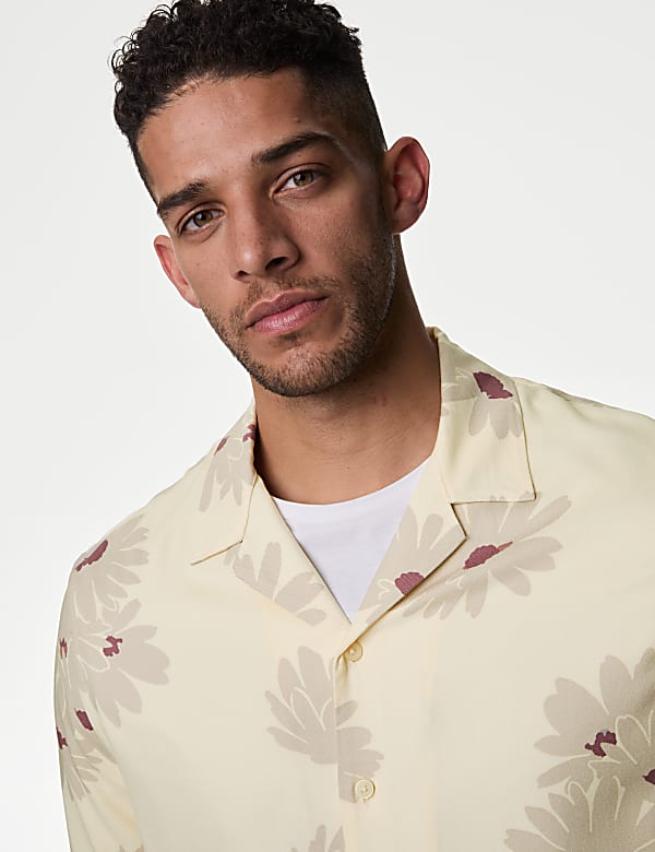 Easy Iron Floral Print Shirt - MX