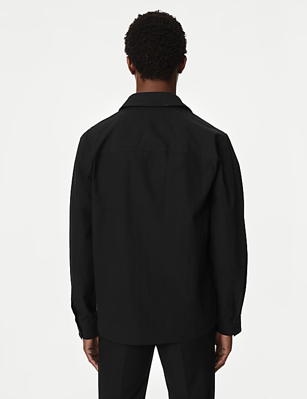 Pure Cotton Overshirt with Stormwear™ - HU