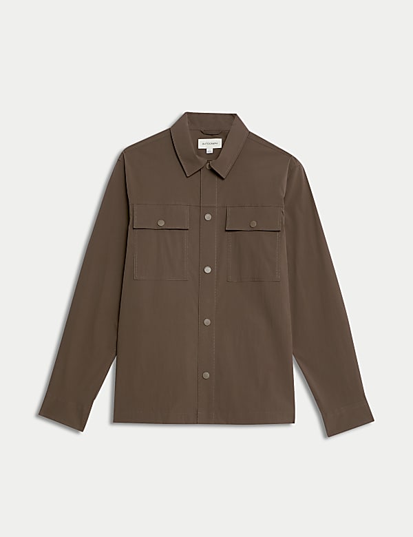 Cotton Rich Overshirt - AT