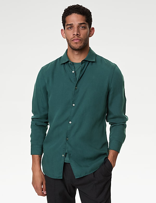 Garment Dyed Lyocell Shirt
