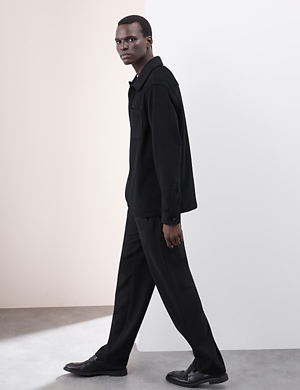 Wool Blend Overhead Shirt