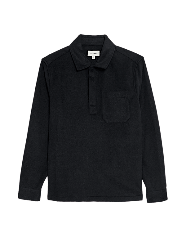 Wool Blend Overhead Shirt