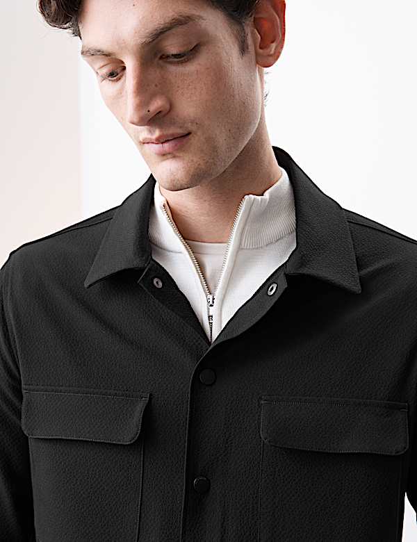 Seersucker Overshirt