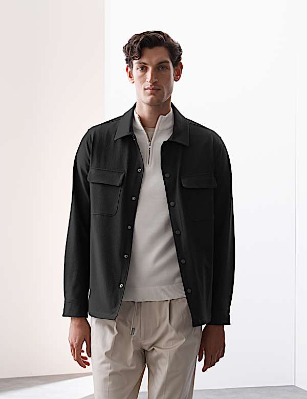 Seersucker Overshirt