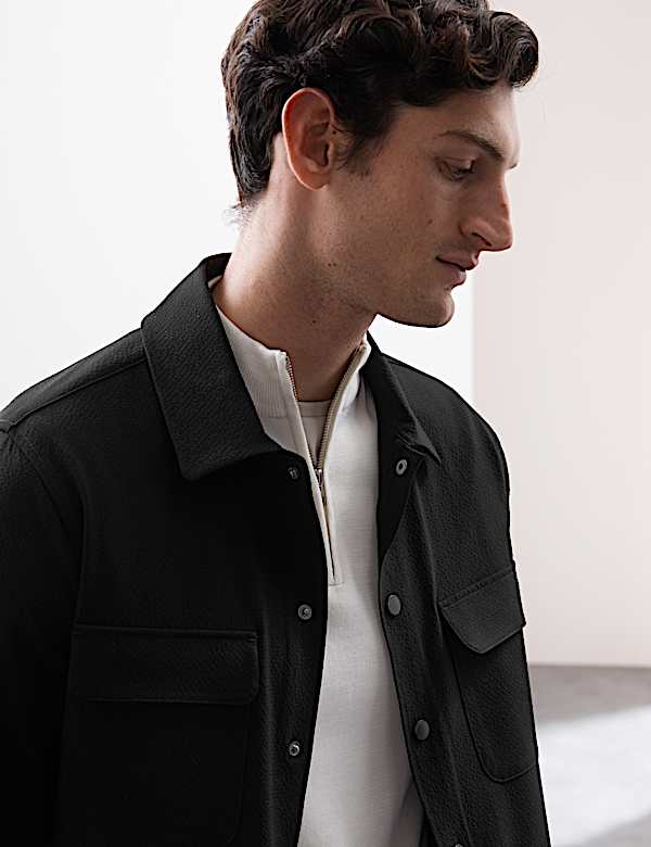 Seersucker Overshirt