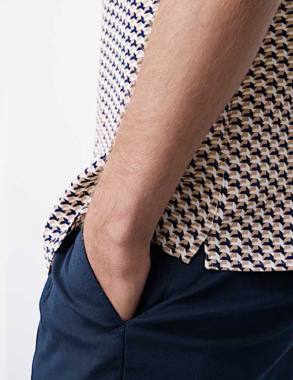 Geometric Print Shirt