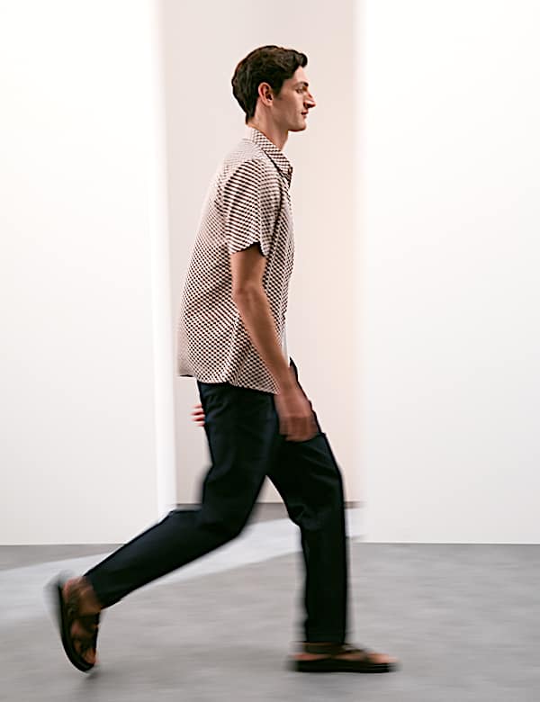 Geometric Print Shirt