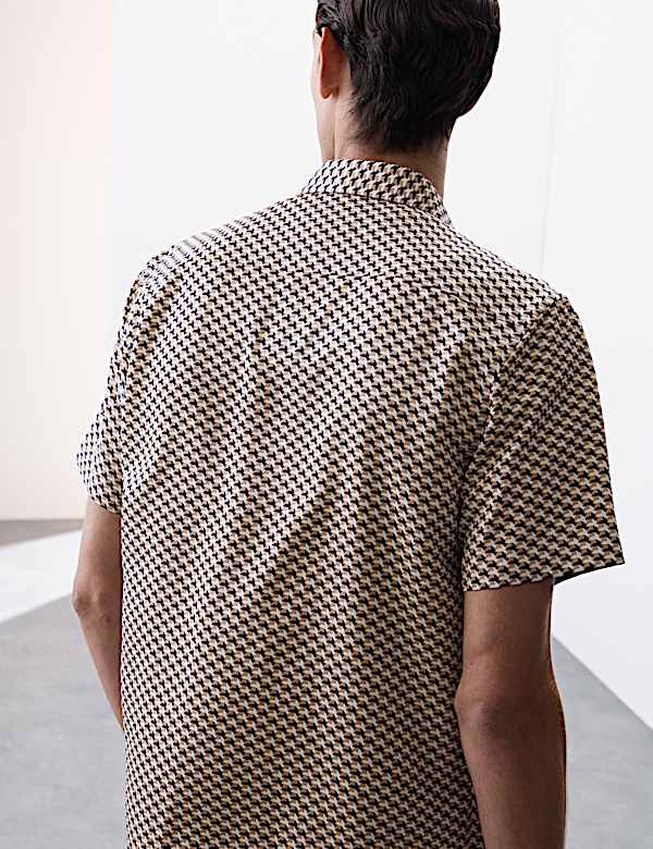 Geometric Print Shirt