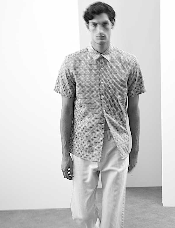 Geometric Print Shirt