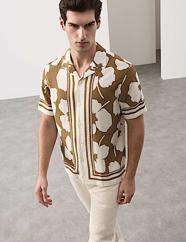 Floral Short Sleeve Shirt