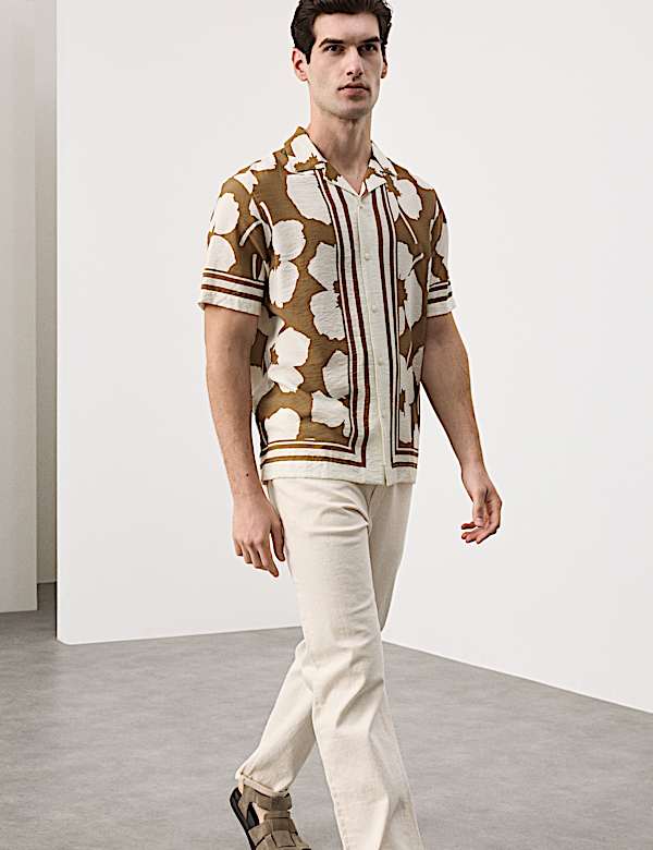 Floral Short Sleeve Shirt - MV