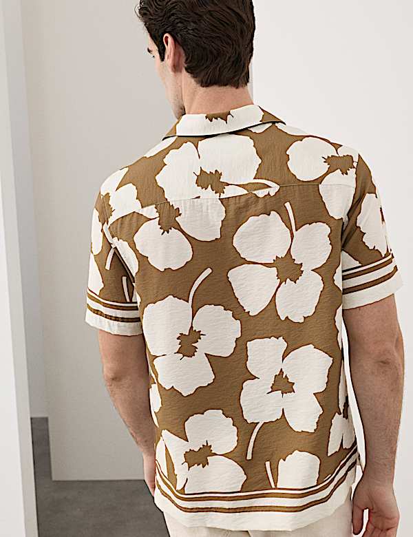 Floral Short Sleeve Shirt - MV