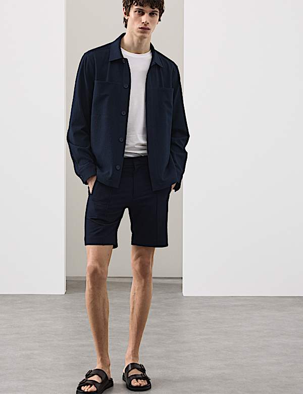 Seersucker Overshirt - US