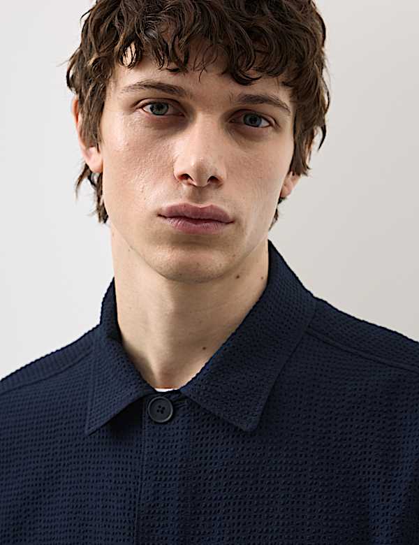 Seersucker Overshirt - US