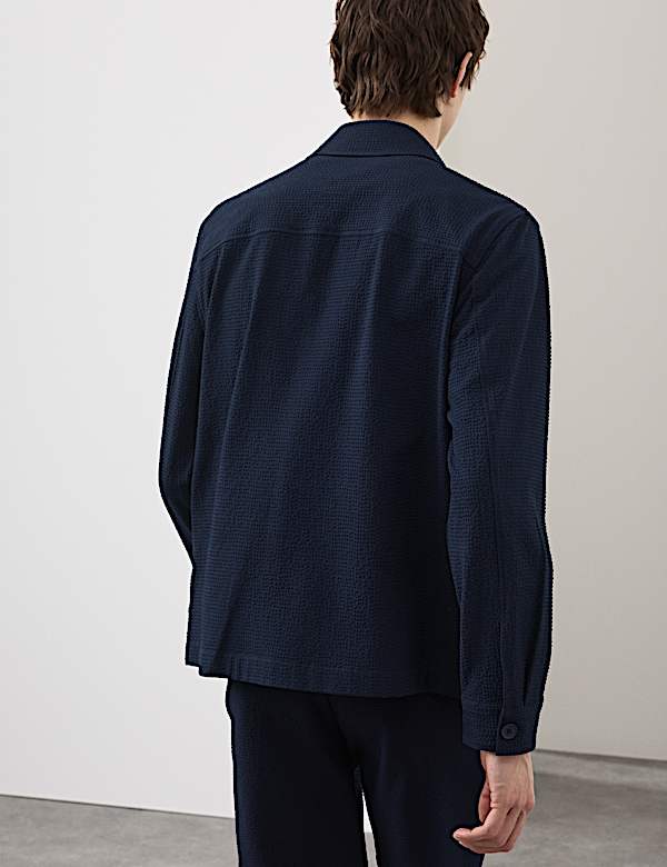 Seersucker Overshirt - US