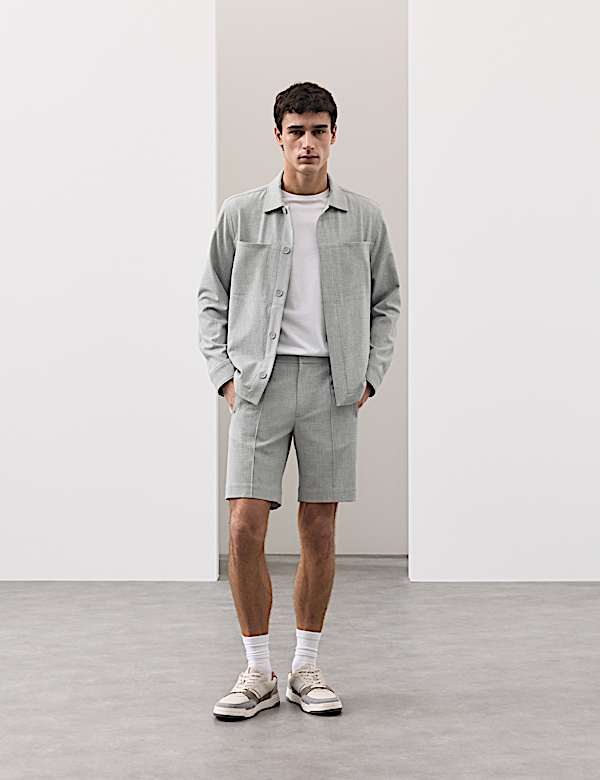 Overshirt van seersucker - NL