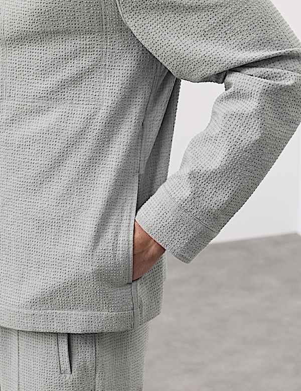 Overshirt van seersucker - NL