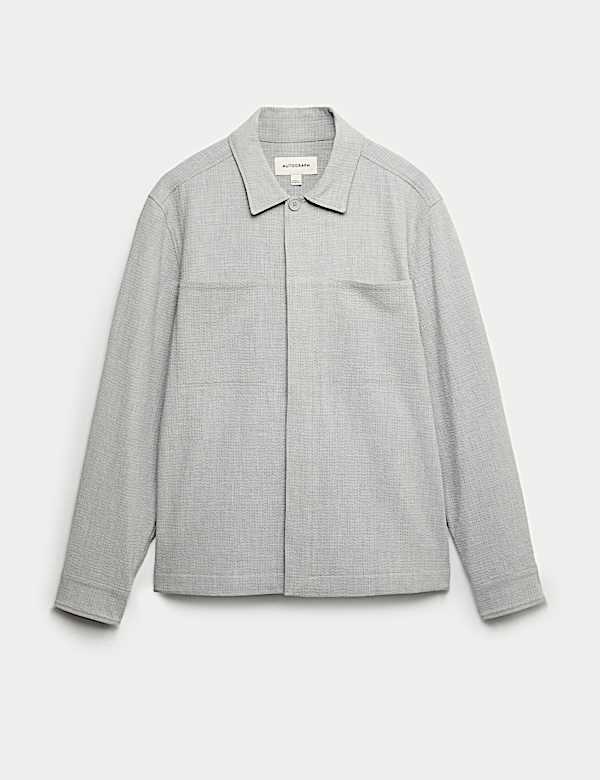 Overshirt van seersucker - NL