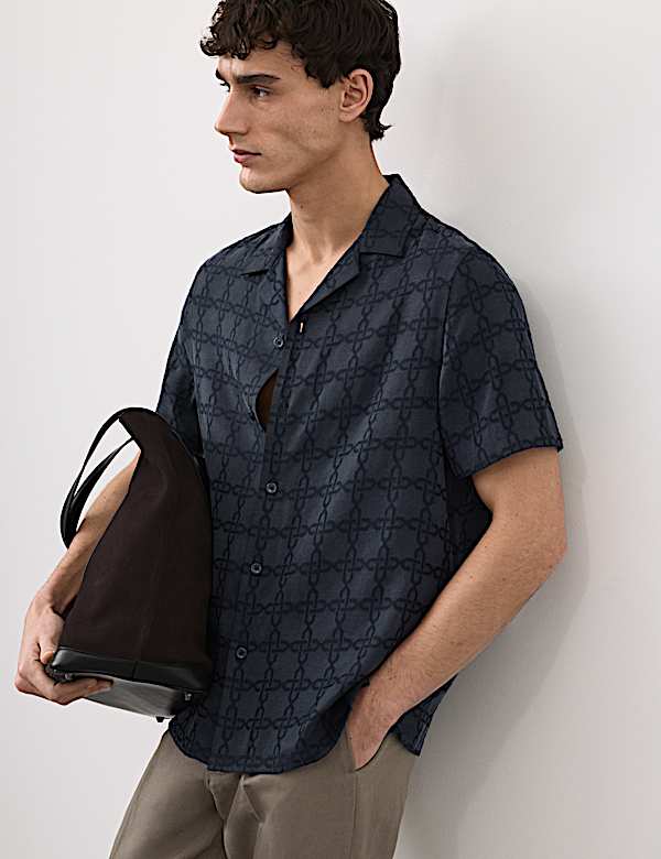 Geometric Print Shirt