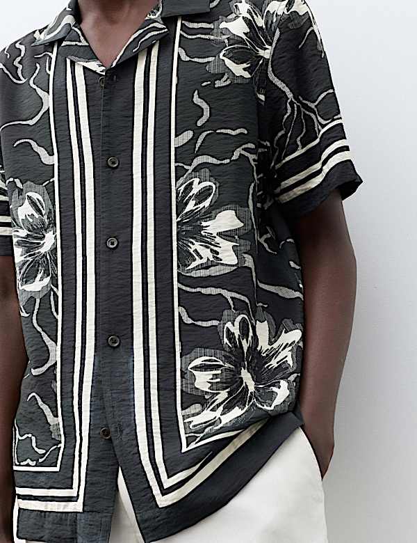 Floral Short Sleeve Shirt