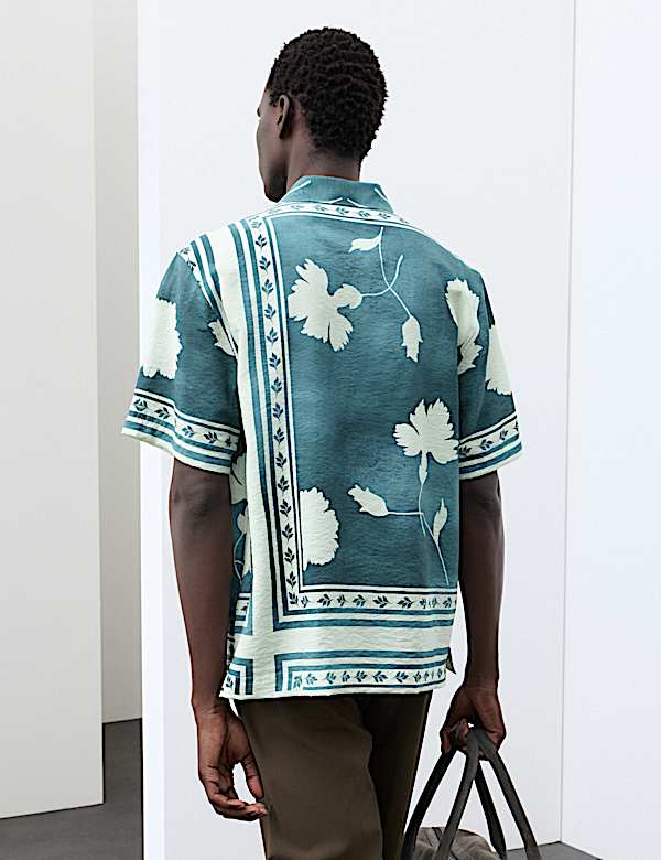 Floral Short Sleeve Shirt - IL