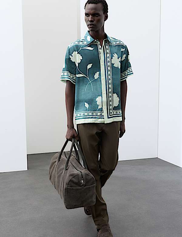 Floral Short Sleeve Shirt - IL