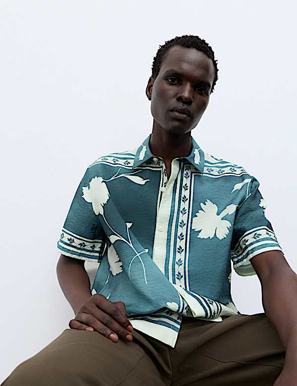 Floral Short Sleeve Shirt