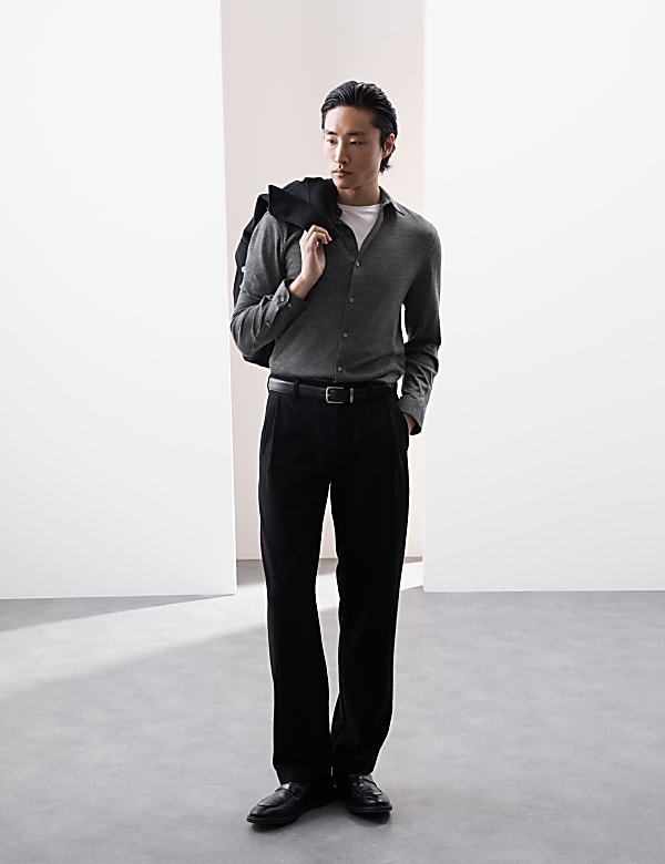 Pure Merino Wool Shirt