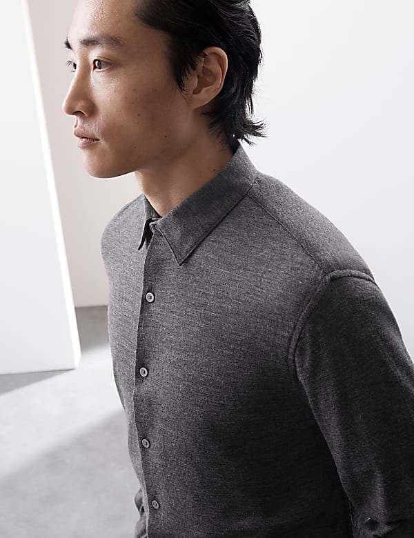 Pure Merino Wool Shirt