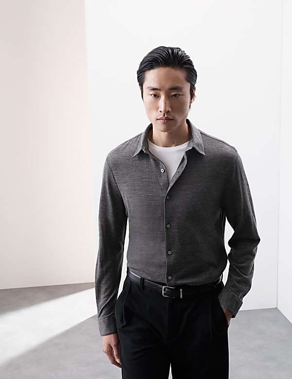 Pure Merino Wool Shirt