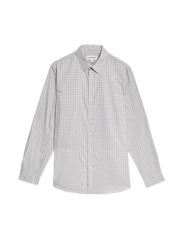 Pure Cotton Jacquard Shirt
