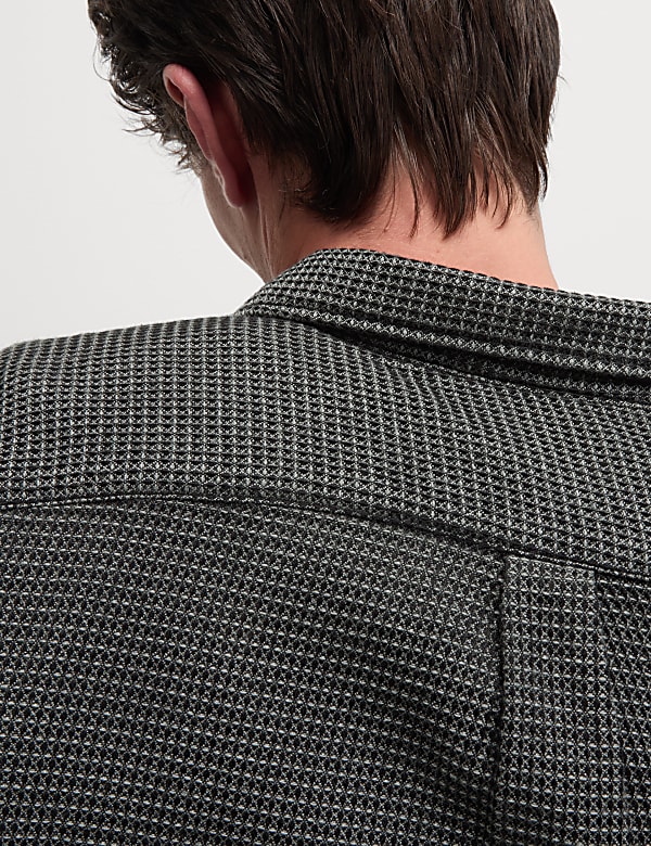 Pure Cotton Textured Shirt