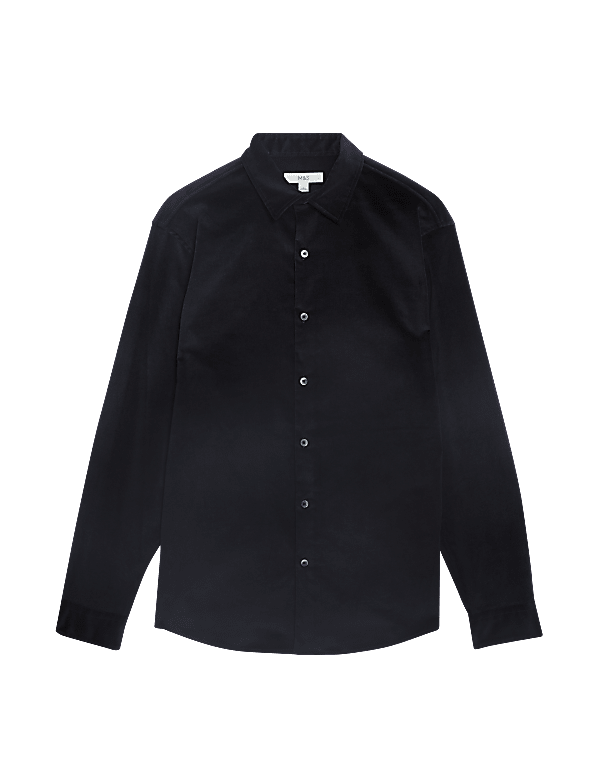 Cotton Rich Velour Shirt