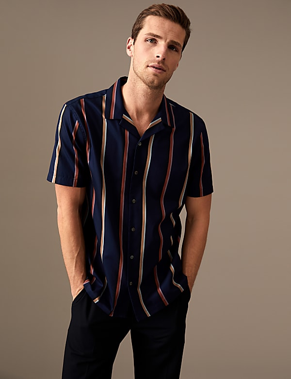 Pure Cotton Striped Shirt