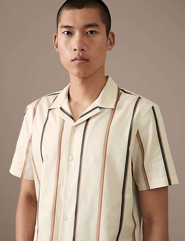 Pure Cotton Striped Shirt