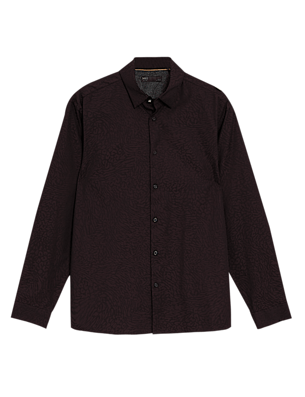 Pure Cotton Print Shirt