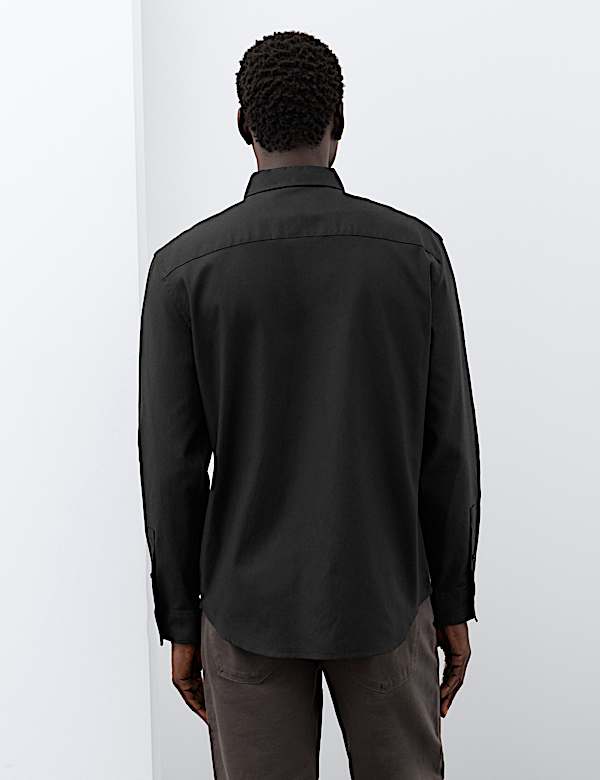 Lyocell Blend Regular Fit Shirt