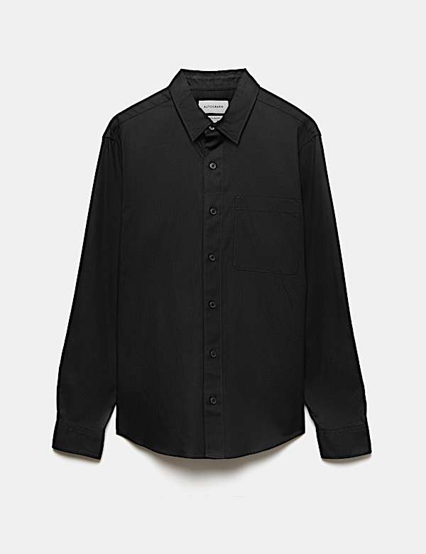 Kemeja Regular Fit Campuran Lyocell - ID
