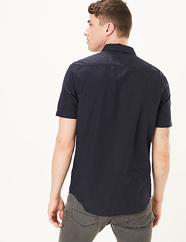 Pure Cotton Polka Dot Shirt