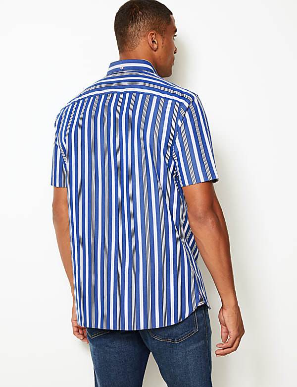 Cotton Striped Relaxed Shirt