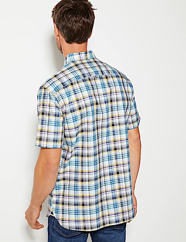 Pure Cotton Checked Shirt