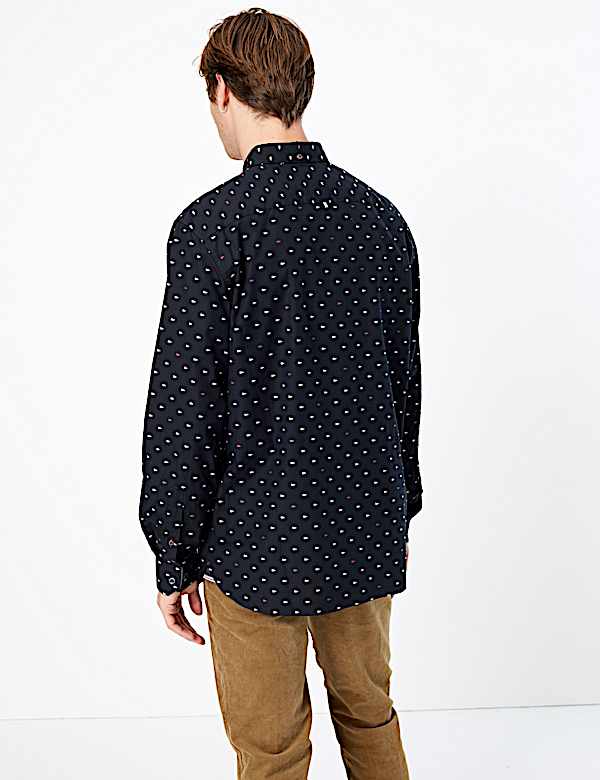 Pure Cotton Printed Shirt