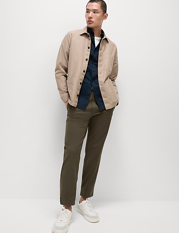 Easy Iron Pure Cotton Textured Shirt