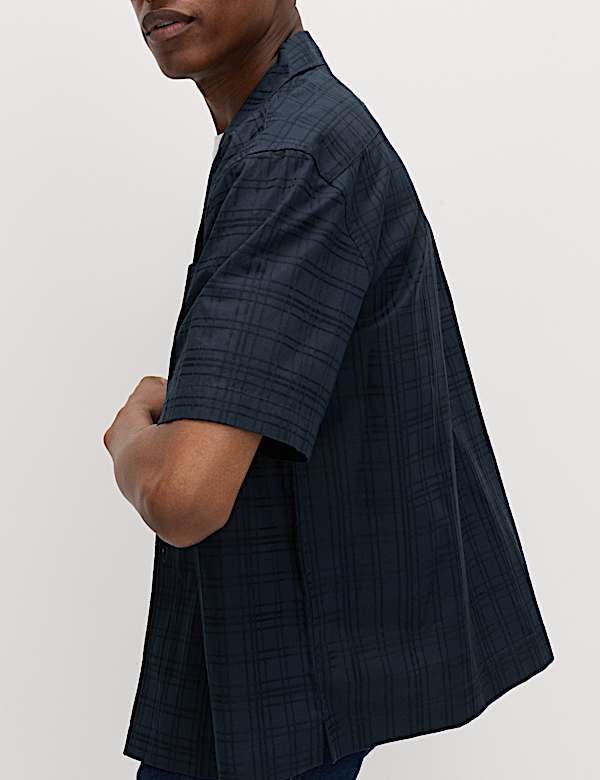 Regular Fit Pure Cotton Short Sleeve Shirt