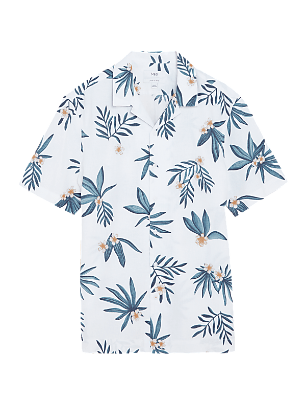 Linen Floral Shirt